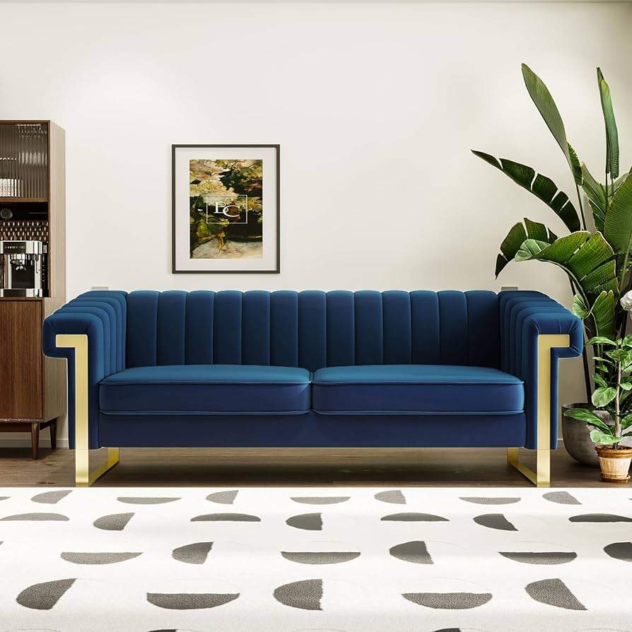Malibu Velvet 3-Seater Sofa