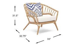 Catalina Rattan Lounge Chair reference image